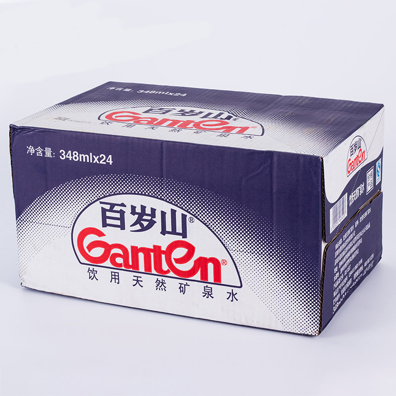 景田 百岁山 饮用天然矿泉水348ml*24瓶 箱装高清实拍图