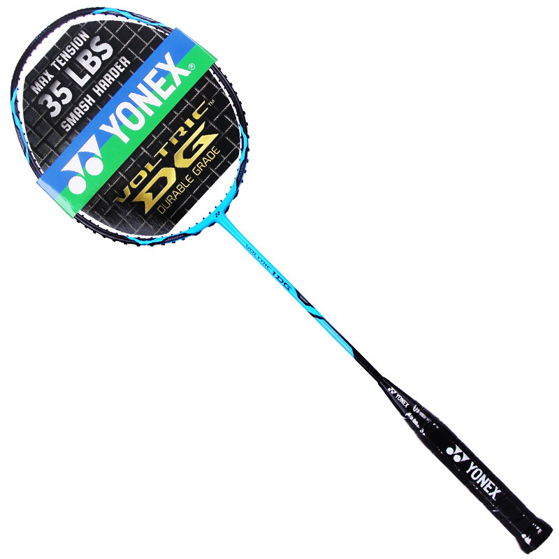 尤尼克斯YONEX羽毛球拍单拍VT-1DG扣杀进攻型碳纤维材质业余初中级羽拍蓝色 可拉35磅 蓝色
