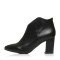 Belle/百丽冬季专柜同款黑油皮小牛皮女短靴BNH40DD6 黑色 37码