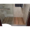 浴室洗澡防滑垫拼接淋浴房防水木地板卫生间隔水地垫脚踏板 北美红柏无漆淡色(直角)
