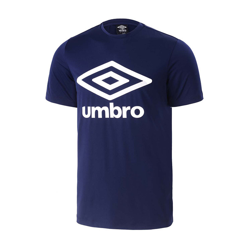 茵宝UMBRO2017新款男装短袖T恤运动服综合训练UCC63067-808 XL 深蓝色