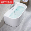 浴缸亚克力独立无缝一体工程浴缸家用浴盆保温浴缸1米-1.7米_3 &asymp1.3m 冲浪浴缸