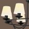 雷士照明 美式吊灯简欧客厅灯饰简约创意书房卧室餐厅灯具 花蕊八头美式吊灯需自购E27灯泡