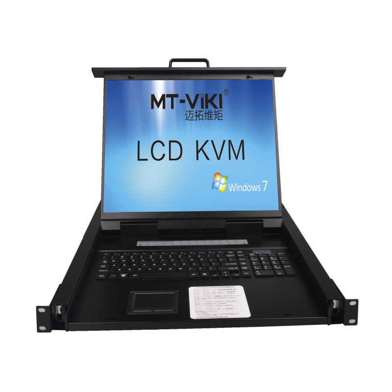 迈拓维矩MT-1916UL KVM切换器16进1出usb自动LCD显示屏四合一机架式