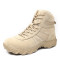 3515强人 男靴透气耐磨战术沙漠靴系带款户外作战军 靴 JA8-E001 沙色 42码