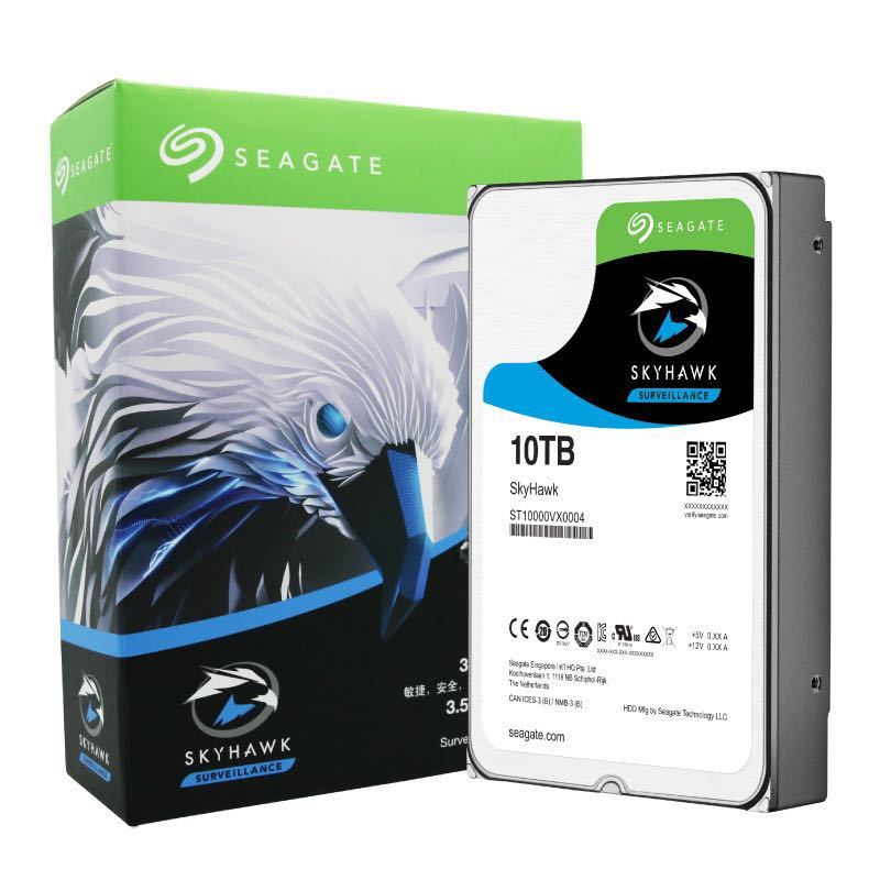 希捷（Seagate） 酷鹰10TB 监控录像台式机械硬盘ST10000VX0004
