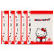 广博(GuangBo)KT81007胶装记事本5本装 25K/40页hello Kitty猫 软抄本 日记本 笔记本子 图案随机