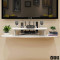新款创意创意墙上电视机顶盒架置物架客厅路由器收纳盒壁挂卧室隔板
