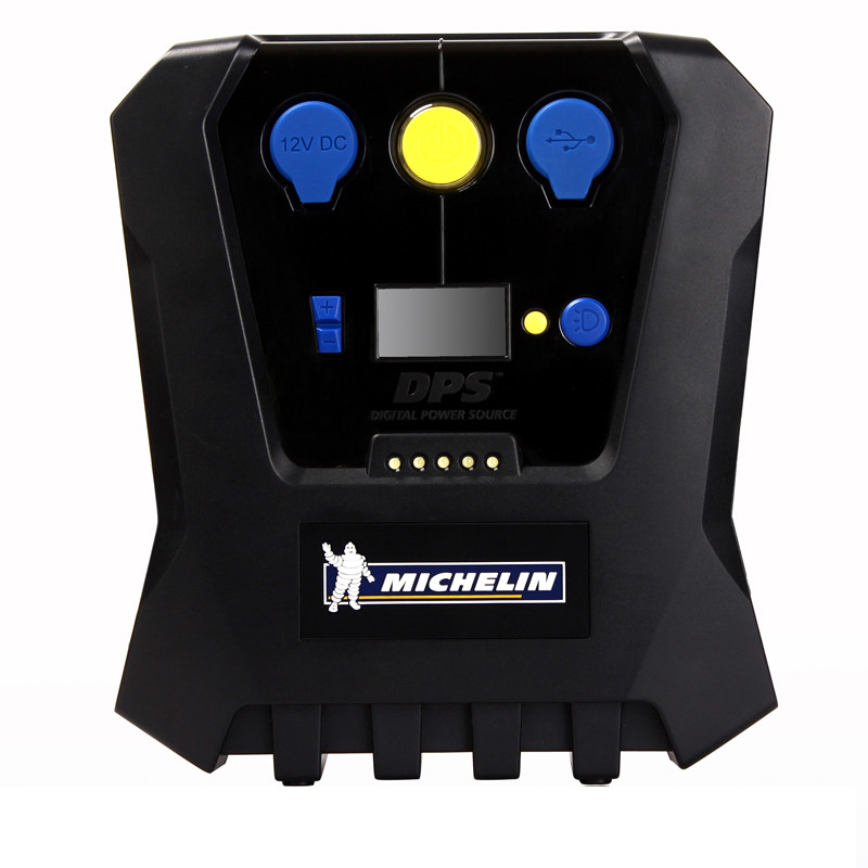 米其林（MICHELIN）4398ML 车载充气泵 数显胎压 12V和USB输出 LED照明 胎压预设