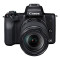 佳能(Canon) EOS M50黑 （18-150mm） 数码微单 单镜头套装 约2410万像素