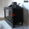 新款创意壁炉嵌入式燃木真火壁炉铸铁燃木壁炉0.9米壁炉芯火炉 黑色壁炉门