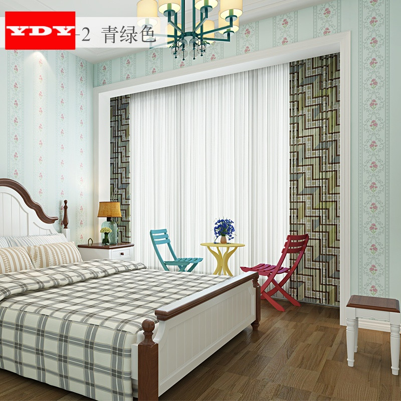时尚简约欧式浮雕壁纸AB搭配环保无纺墙纸客厅卧室婚房电视背景 EN218-2青绿色