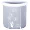 泡澡桶折叠支架浴桶塑料家用全身大人充气浴缸加厚保温_2 约定75*75