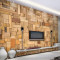 复古立体木头沙背景仿真木纹墙纸咖啡厅3d壁纸客厅木板装修_0 高档无缝真丝（整幅）