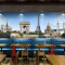 奶茶店咖啡客厅快餐饭店餐馆背景壁纸欧式城市建筑实景3d壁画墙纸_6 厂家直销可定做任何图片