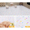 幼儿园地胶塑胶地板革纸家用加厚耐磨防水房卡通儿童地板贴纸 默认尺寸 桔色加厚黄木纹