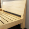 实木床厂家直销实木双人床1.8米卧室松木床1.5米简约儿童单人床 1.8*2.0m标准床+1个床头柜