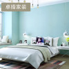 纯色素色现代简约蚕丝壁纸卧室客厅蓝色绿色奥斯龙无纺布墙纸 CQ007火药蓝