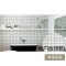 釉面哑光纯色厨房卫生间300X600墙砖纯白黑线浴室瓷砖格子面包砖_4_4 300*600 36A00