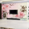欧式无缝壁画客厅卧室电视背景墙纸玫瑰壁纸墙画简约无纺布婚房 无缝油画布（整张）