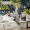 北欧风格壁纸艺术墙纸定制无缝墙布卧客厅电视背景墙壁画壁布 颜色