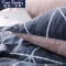 皮尔卡丹(Pierre Cardin)家纺 北欧简约时尚全棉磨毛四件套 加厚秋冬纯棉保暖床上用品4件套 适用2.0m床-被套2.2*2.4m 索菲丝