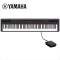 雅马哈电钢琴P-125B P125WH电子数码钢琴88键重锤 125白色主机+U架子+单踏板