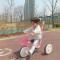 日系风格儿童三轮车宝宝脚踏车小孩自行车无印简约推杆手推童车1-5岁男孩女孩玩具车