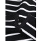 HODO红豆男装 男士长袖T恤 2018秋季新款时尚休闲条纹长袖T恤 S5黑色 165/84A