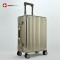 SWISSGEAR瑞士军刀十字系列 拉杆箱万向轮镁铝合金行李箱铝框旅行箱 玫瑰金 20寸铝镁合金