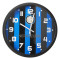 国际米兰俱乐部LOGO条纹挂钟 深蓝色