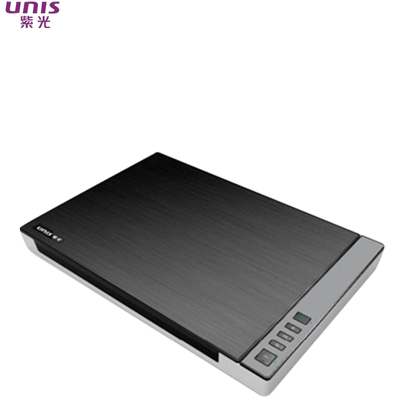 紫光（Uniscan）M2120平板式扫描仪 A3彩色高清快速扫描 8秒/页 微边距设计 黑色