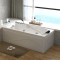 浴缸迷你浴缸家用小户型日式独立式多种尺寸商家浴盘扶手浴池浴缸卫生间 左双裙空缸 1.4m