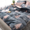 四件套加厚保暖床单双面绒三件套床上用品冬季法莱绒_2 1.8m(6英尺)床 长伴