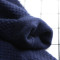 秋冬新款100%纯羊绒衫男士半高领拉链开衫针织衫外套商务毛衣_5 XL 藏蓝
