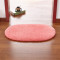 羊羔绒柔软床边地垫沙脚垫浴室口吸水地垫厨房卫浴卫生间垫_2 粉红色0.5M×0.8M
