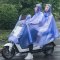 电动自行车雨衣摩托车双人骑行电瓶车雨披成人女母子雨衣生活日用晴雨用具雨披雨衣_1 水晶双人雪花粉