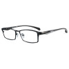 普莱斯(Pulais)近视眼镜架男款全框TR90近视眼镜框609 黑色(商家发货 配镜请联系客服)
