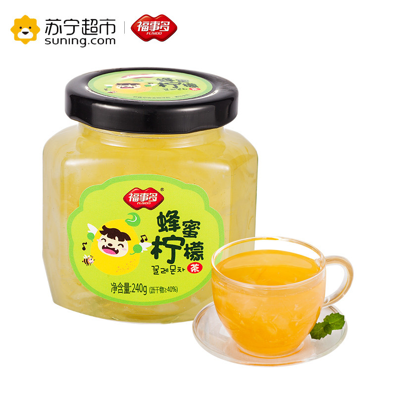 福事多 蜂蜜柠檬茶 240g/瓶