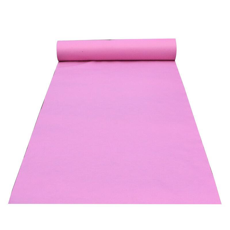 红地毯一次性结婚开业迎宾加厚防滑楼梯婚庆展会灰蓝粉红色地毯_0_5 1.2米宽*100米长 2.2mm粉色实用款