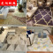 地毯客厅现代简约家用沙茶几垫几何北欧长方形美式定制可水洗_4_7 1.2*1.6米【送地垫】 JH-11