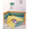 龙之涵 婴儿床上用品 婴儿床围套件十件套 纯棉新生儿宝宝被子双被芯 郊游绿65*120cm