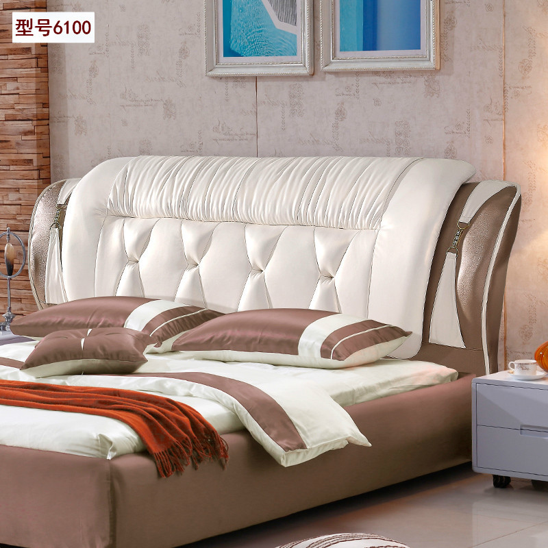 新款软包床头板双人床头欧式简约现代皮艺卧室靠背板1.8米床屏_13_461