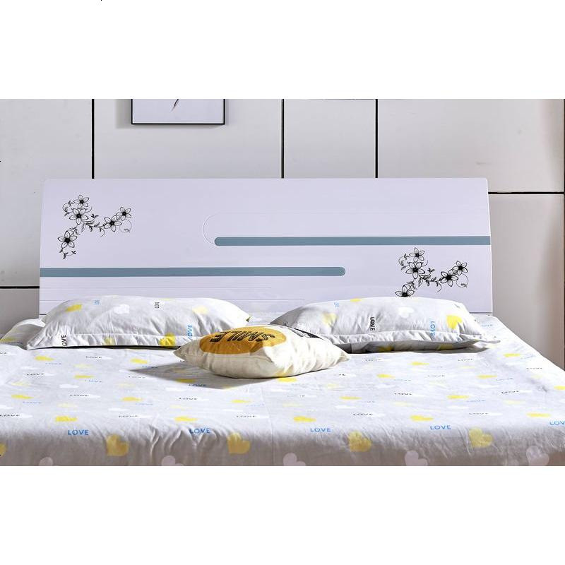 床头板简约现代床头靠背板双人床头1.5米1.8米经济型白色烤漆韩式 其他_板式-961