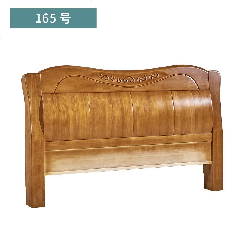 床头板实木现代简约欧式烤漆橡木床头靠背板1.5/1.8/2.0米白茬_374_375 1800mm*2000mm_165