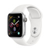 苹果Apple Watch Series 4GPS 银色铝金属表壳搭配白色运动型表带 40mm