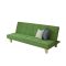 简约现代小户型多功能实木沙发床可折叠单双人客厅皮布艺沙发床_26_267 165长绿色麻布款_1.5米-1.8米