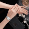 瑞士依波路ERNEST BOREL祖尔斯系列周年纪念限量款天然钻石高贵优雅自动机械女士手表钢带LS9160-221 银色