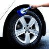 洗车轮毂刷长柄轮毂清洗工具不伤汽车子专用洗车拖把(a14)_蓝色轮毂专用刷