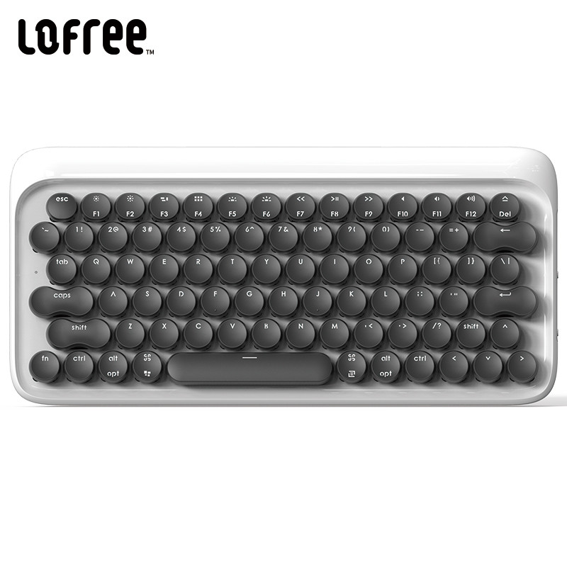 洛斐（Lofree）EH112S 圆点键盘 经典白